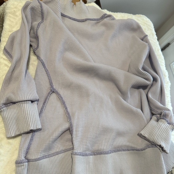 Urban Outfitters Purple Alabaster Womens Waffle Knit Turtleneck - Picture 8 of 12